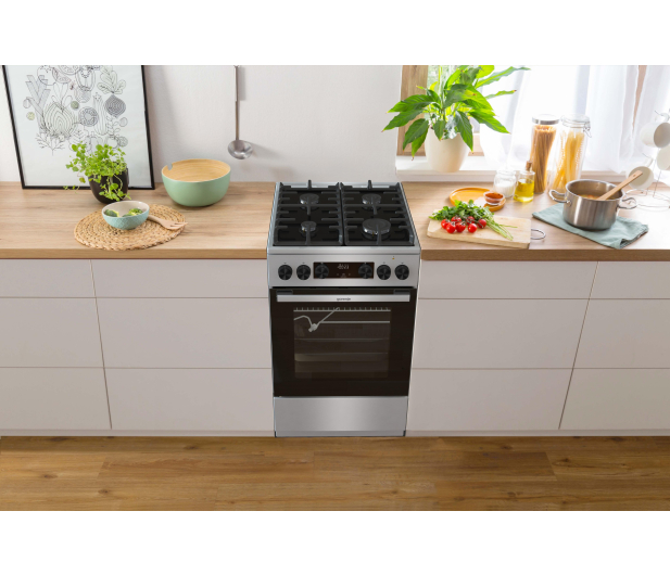 GORENJE GK5C65XV AirFry, Czyszczenie Parowe, MultiAir, GentleClose, Żeliwne Ruszty, 50cm - 1344793 - zdjęcie 5